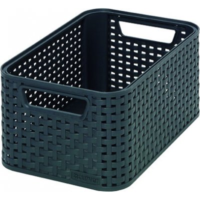 Curver Úložný box Rattan Style 2 S 03614-308 anthracite – Zboží Dáma