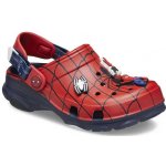 CROCS-Team SpiderMan All Terrain Clog K navy Červená – Zboží Mobilmania