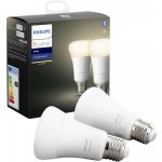 Philips Hue BT LED 9.5W teplá bílá 2 ks stmívatelná LED žárovka E27 806lm 2700K – Zboží Živě