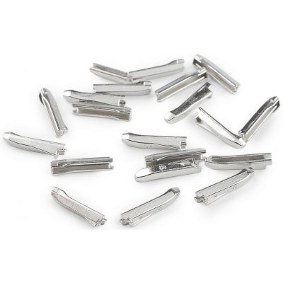 Spodní koncovka na opravu kovového dvoucestného zipu Varianta: 1 nikl, Balení: 10 sada – Hledejceny.cz