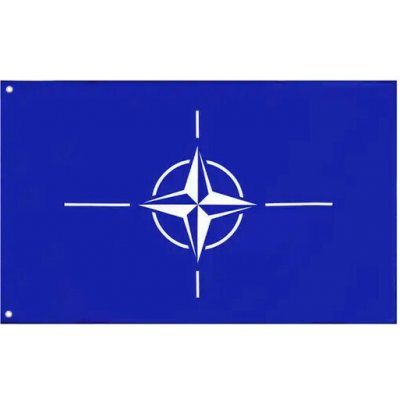 Vlajka NATO 150x90 cm – Hledejceny.cz