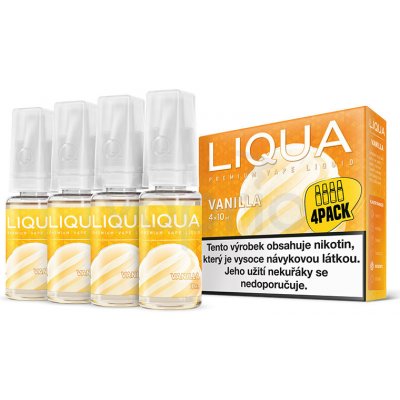 Ritchy Liqua Elements 4Pack Vanilla 4 x 10 ml 3 mg – Zboží Mobilmania
