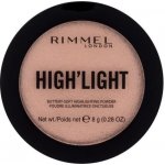 Rimmel London High'light Rozjasňovač 002 Candlelit 8 g – Zboží Dáma