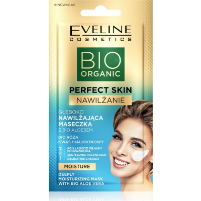 Eveline Cosmetics Perfect Skin Bio Aloe maska 8 ml – Zboží Mobilmania