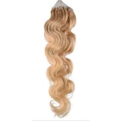 Vlnité vlasy pro metodu Micro Ring Easy Loop 50cm přírodní blond 1 pramen 0,5 gramů – Zbozi.Blesk.cz