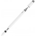 Hoco GM111 pasivní kapacitní stylus 3v1 / pro mobily a tablety / bílý – Hledejceny.cz