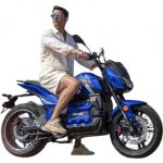 EcoWheel Elektrická motorka DIABEL 6000W 100Ah Červená – Hledejceny.cz