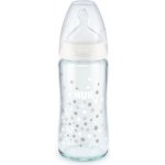 Nuk kojenecká láhev Nature Sense s kontrolou teploty bílá 150 ml – Zboží Dáma