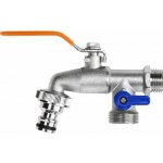 BRADAS Ventil zahradní 1/2", 2 x koncovka GZ 3/4" BR-GKK0512 – Zboží Mobilmania