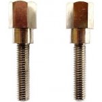 Redukce uchycení zrcátek M8-M6 - stříbrná (pár) – Zbozi.Blesk.cz