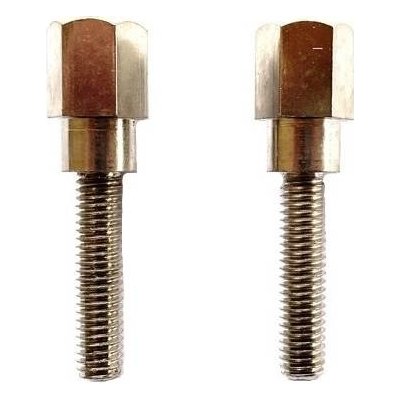 Redukce uchycení zrcátek M8-M6 - stříbrná (pár) – Zbozi.Blesk.cz