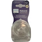 Philips Avent savička Natural Response 4 střední průtok 2 ks transparentní – Zboží Dáma