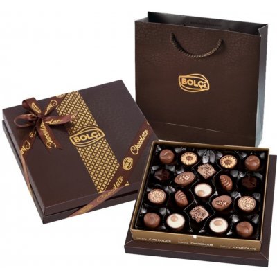 Bolci Chocolates Bolci bonboniéra Diamond Brown 215 g – Zboží Dáma