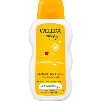 Weleda baby "dobře se vyspi" přísada do koupele s bio měsíčkem a levandulí 200 ml – Zboží Dáma