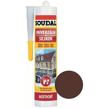 SOUDAL univerzální silikon 310g hnědý