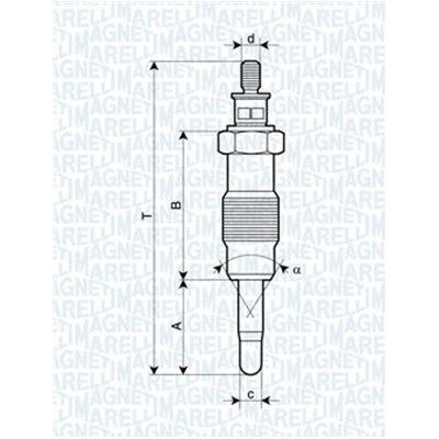 Žhavicí svíčka MAGNETI MARELLI 062582804304 – Hledejceny.cz