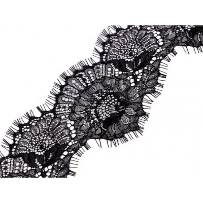 Francouzská krajka šíře 10 cm Varianta: černá, Balení: 13.5 m – Zboží Mobilmania
