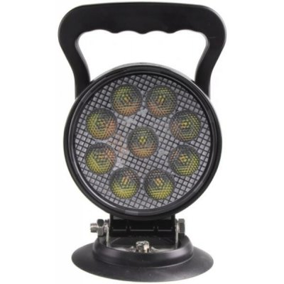 LED světlo kulaté, bílé/oranžové, 9x3W/9x1W, o114mm, magnet, ECE R10 – Hledejceny.cz