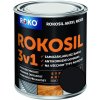 Barvy na kov Rokosil 3v1 akryl RK 300 1999 černá matná 0,6 L