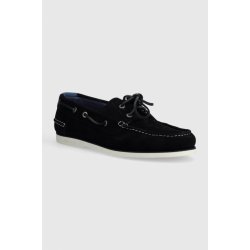 Tommy Hilfiger TH Boat suede pánské tmavomodré FM0FM04505