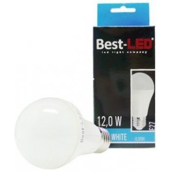 Best-Led žárovka E27, 240V, 12W, 1100lm-1170lm, 6000K