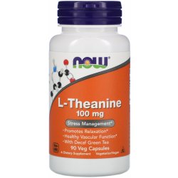 Now Foods L-Theanin 100 mg 90 veg.kapslí