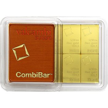 Valcambi zlatý slitek CombiBar 1 oz