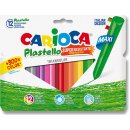 Carioca Plastové pastely Plastello Maxi 12 barev trojhranné