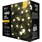 Emos ZY1605 ZY1605T LED vánoční cherry řetěz kuličky 48m teplá bílá časovačT – Hledejceny.cz