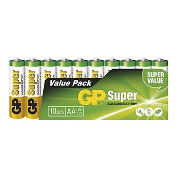 GP Super Alkaline AA 10ks 1013200102