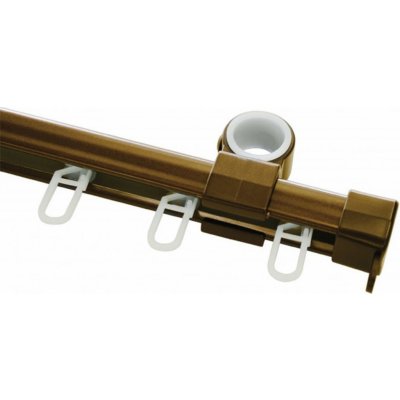 Záclonová kolejnička U, kompletní, bronzová, 290cm 878 – Zboží Mobilmania