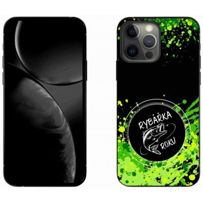 mmCase na iPhone 13 Pro Max 6.7 - rybářka roku černé pozadí – Zboží Mobilmania