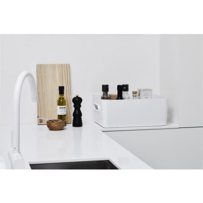 SMARTSTORE Úložný box Compact L, bílý, plast, 15,4 l, SMARTSTORE 11010 223777 – Sleviste.cz