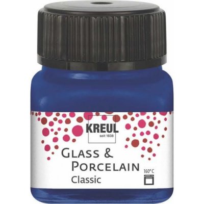 Kreul Barva na sklo a porcelán classic 20 ml KRÁLOVSKÁ MODRÁ