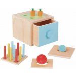 Montessori Tooky Toys box Vkládačka 4v1 – Zbozi.Blesk.cz