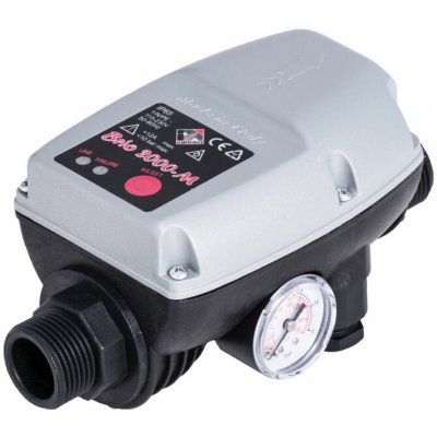 Brio 2000 M tlakový průtokový spínač s manometrem – Zboží Mobilmania