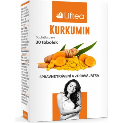 Liftea Kurkumin 30 tobolek – Zboží Mobilmania