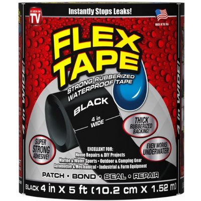 Univerzální a vodotěsná lepící páska - Flex Tape Barva: Černá – Zboží Mobilmania