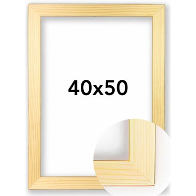 Fotorámeček Modena Rozměr: 40 x 50 cm, Barva: Přírodní, Typ zasklení: Plexi – Hledejceny.cz