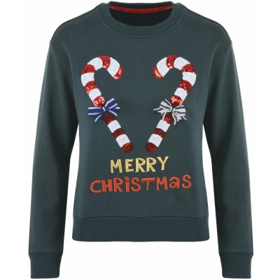 Jacqueline de Yong KHAKI VÁNOČNÍ mikiina S LÍZÁTKEM – Zboží Mobilmania