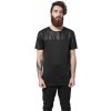 Pánské Tričko Urban Classics tričko Football Mesh Long Jersey blk/blk