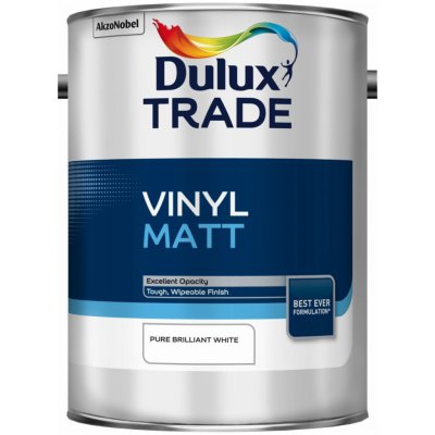 Dulux Vinyl Matt 5 l Pure Brilliant White bílá – Zbozi.Blesk.cz