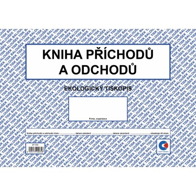 Baloušek Tisk ET372 Kniha příchodů a odchodů – Zboží Živě