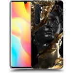 Pouzdro Picasee silikonové Xiaomi Mi Note 10 Lite - Black Gold černé – Zboží Mobilmania