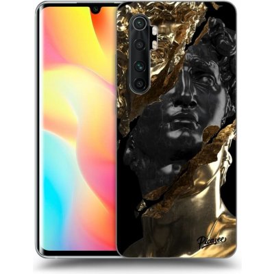 Pouzdro Picasee silikonové Xiaomi Mi Note 10 Lite - Black Gold černé – Zbozi.Blesk.cz