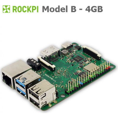 Radxa Rock Pi Model B 4GB/32GB UFL