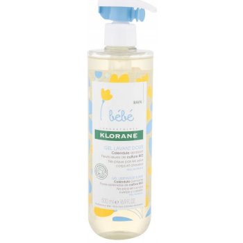 Klorane Bébé jemný mycí gel s měsíčkem 500 ml