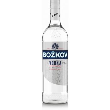 Božkov Vodka 37,5% 1 l (holá láhev)