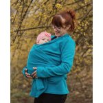 Jožánek těhotenský a nosící zavinovací kabátek Zina fleece tyrkysový – Hledejceny.cz