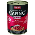 Animonda Gran Carno Junior hovězí & krůtí srdce 24 x 400 g – Hledejceny.cz